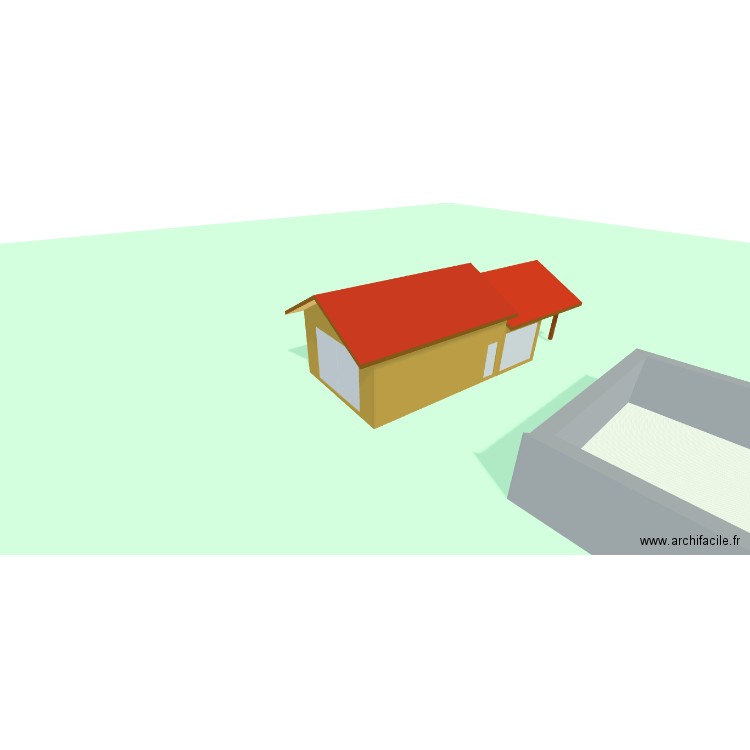 Garagev2. Plan de 1 pièce et 81 m2