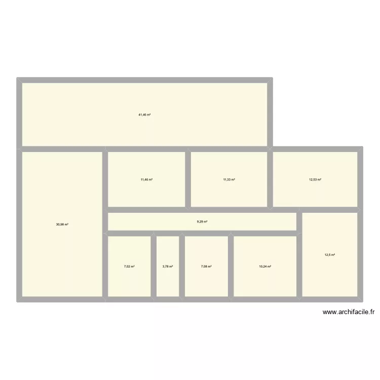 maison fameck. Plan de 