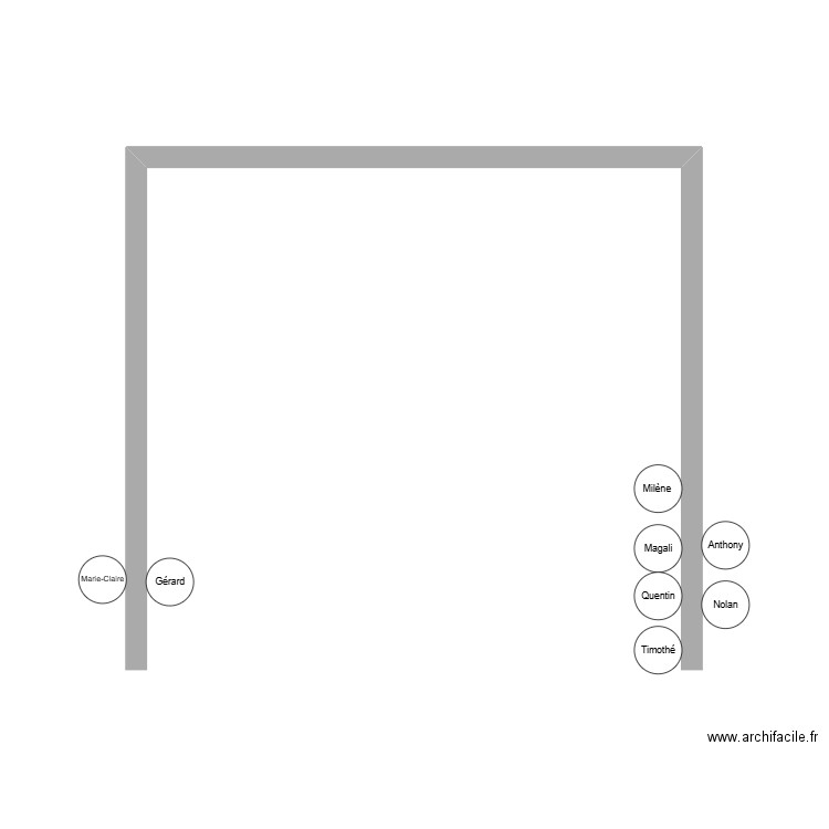 Suite plan de table. Plan de 0 pièce et 0 m2