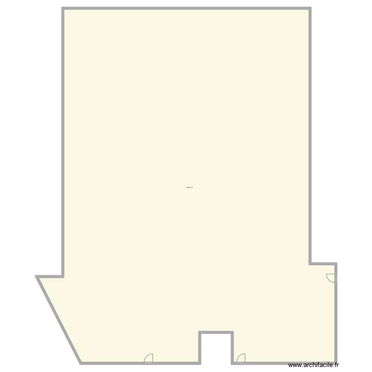 USMP. Plan de 54  et 1105 m²