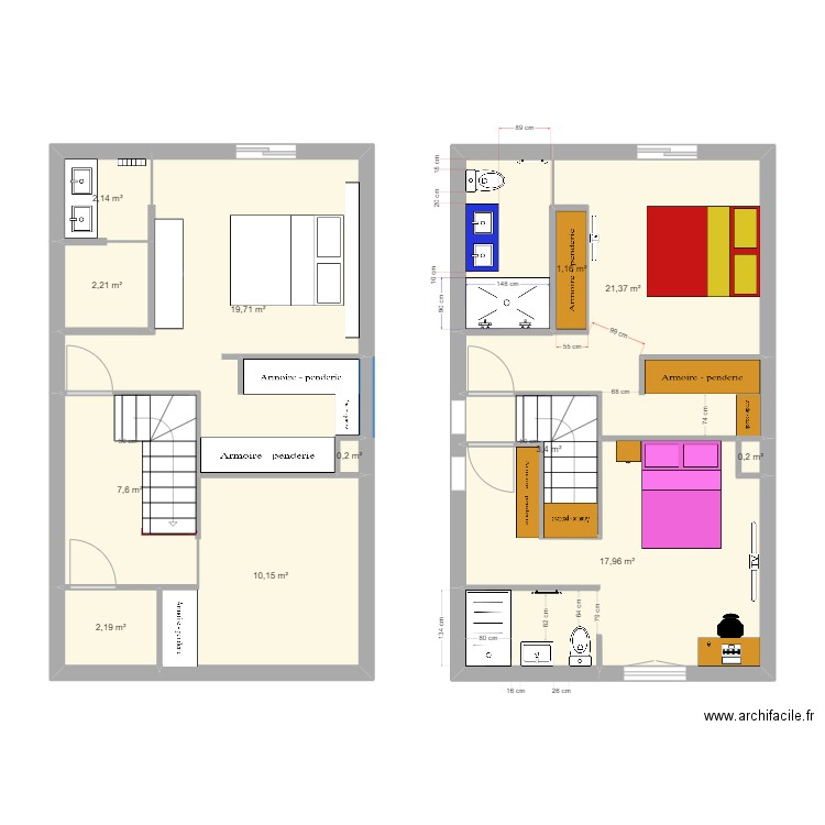 jooo0. Plan de 12 pièces et 88 m2