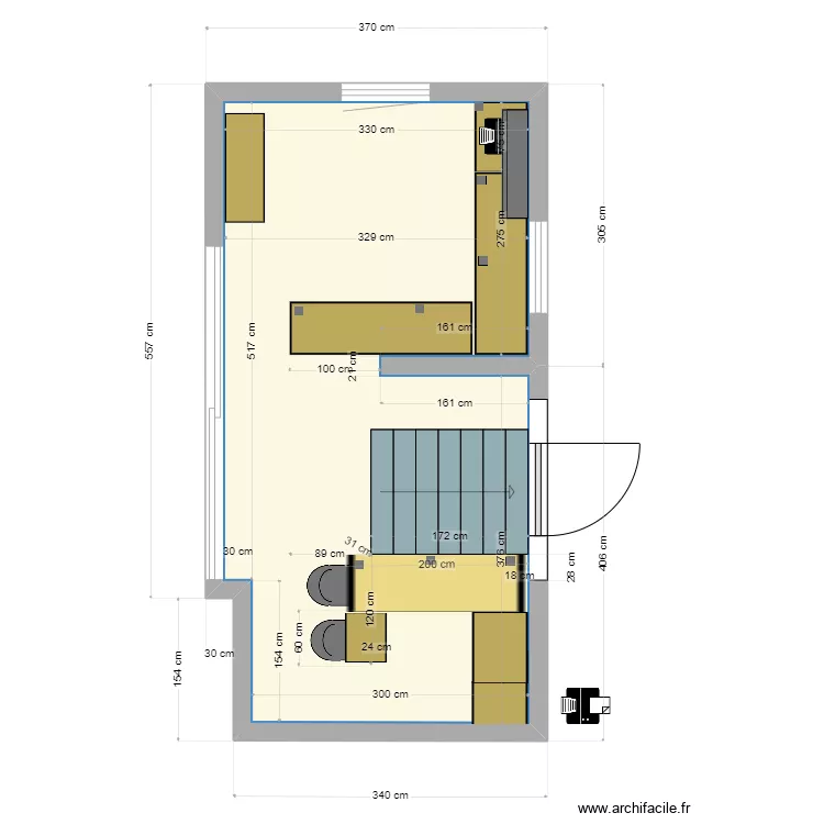 Bureau V.3. Plan de 