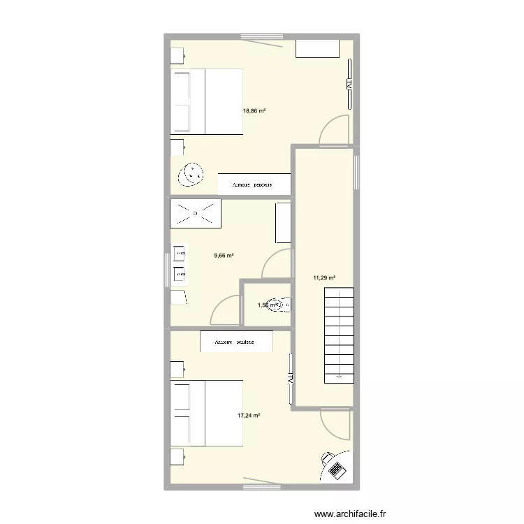 20250916-Projet_MEKERKE_2ème étage. Plan de 20250916-Projet_MEKERKE_2ème étage. Plan de