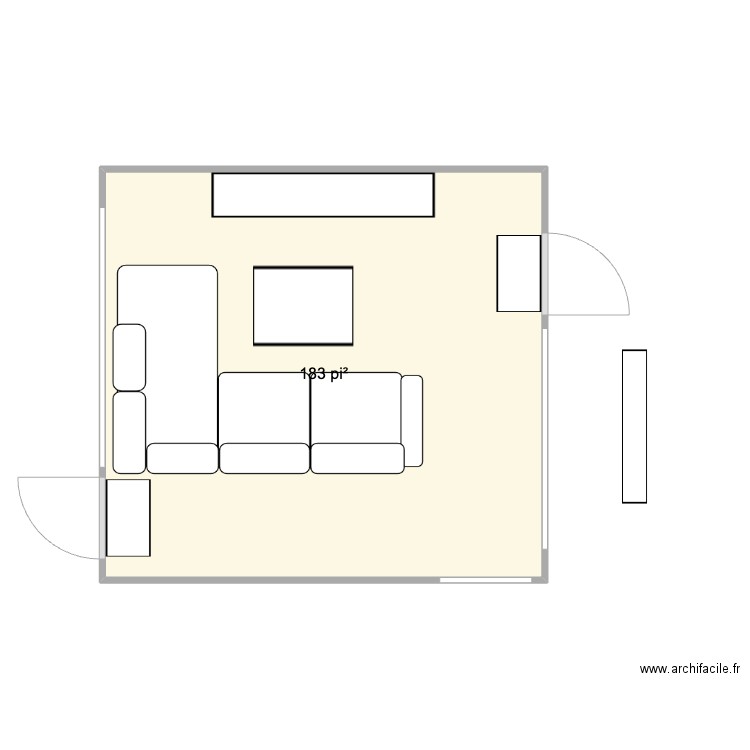 Salon Square St-Louis. Plan de 0 pièce et 0 m2