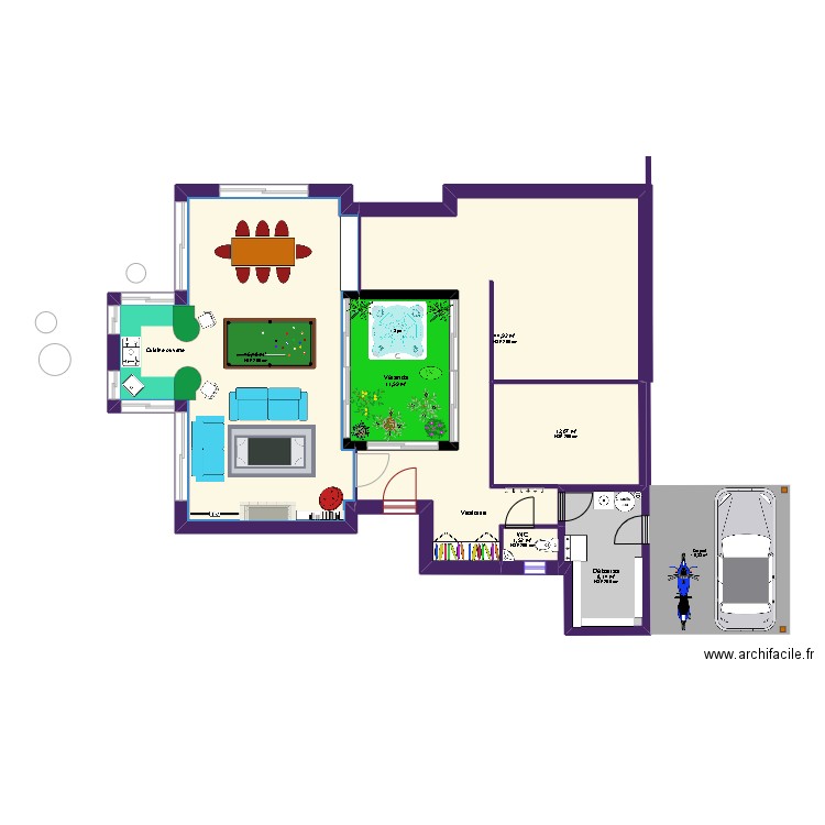 Théo. Plan de 6 pièces et 125 m2