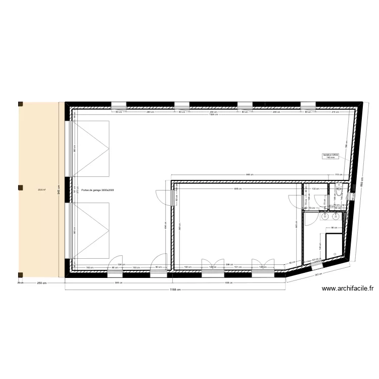 PLAN DE MASSE DORNEAU. Plan de 