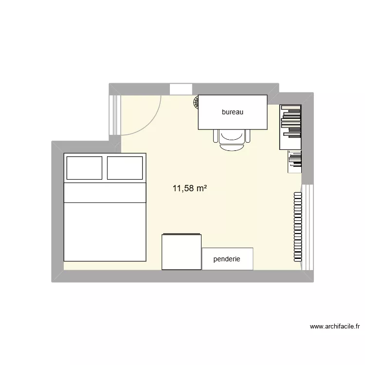 oui. Plan de 1 et 12 m² oui. Plan de 1 et 12 m²