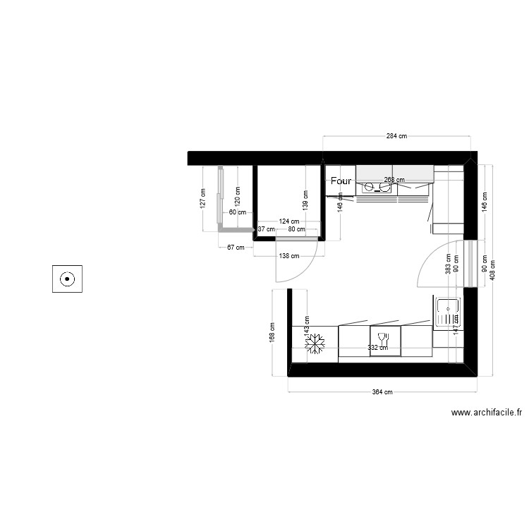 cuisine. Plan de 0 pièce et 0 m2