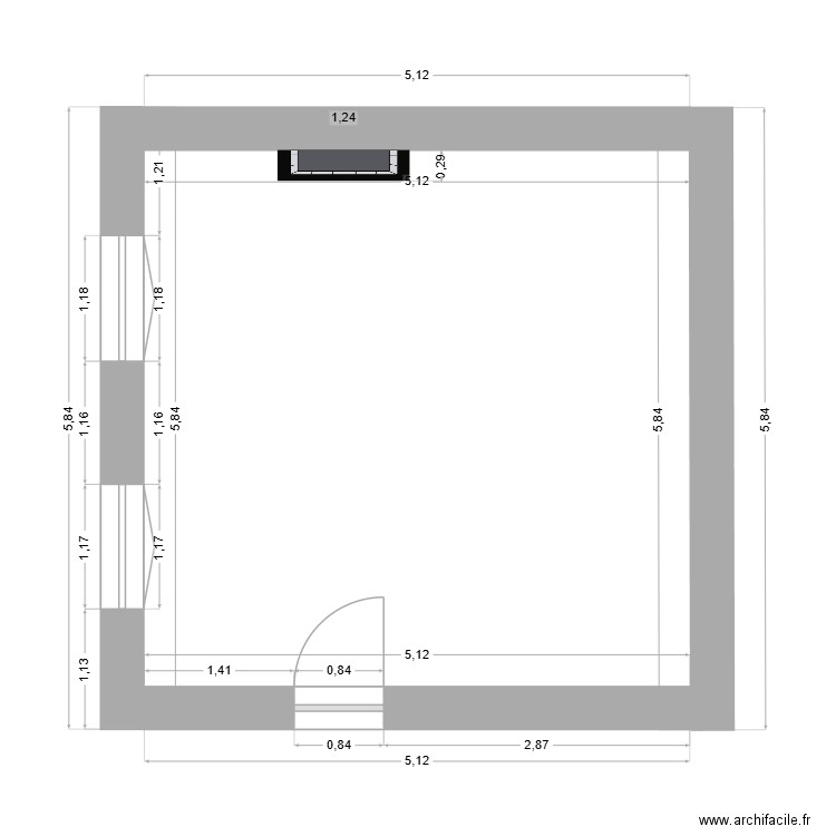 Bibliotheque. Plan de 0 pièce et 0 m2
