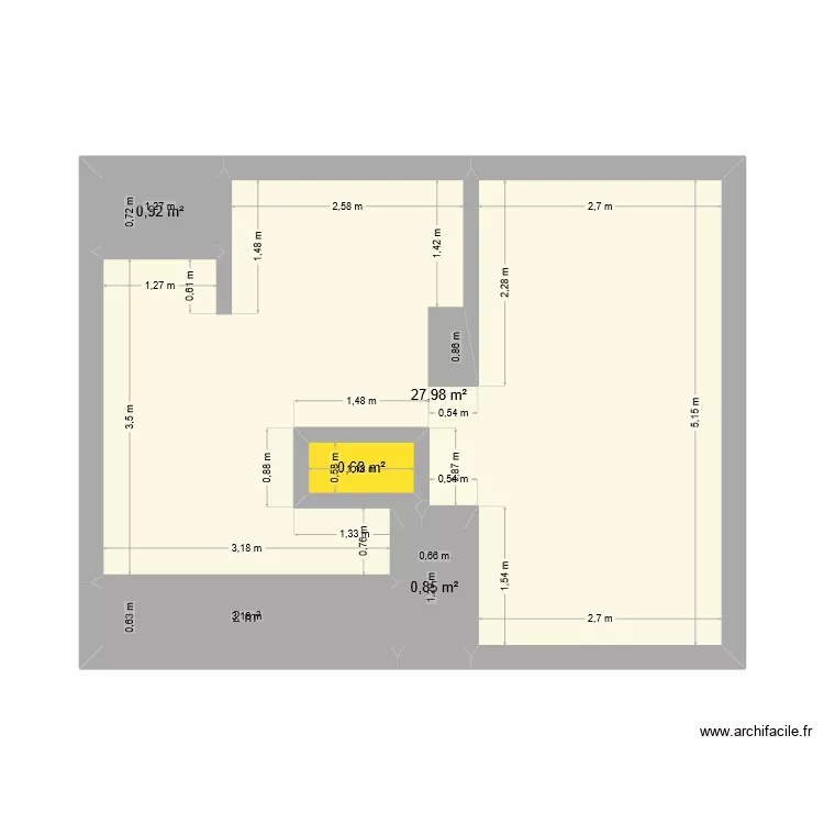 combles Kevin v3. Plan de 