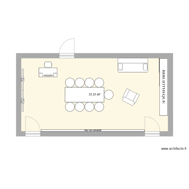 Creative Room. Plan de 0 pièce et 0 m2