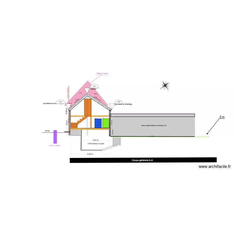 VUE COTE GAUCHE AVEC VU INTERNE 6. Plan de 