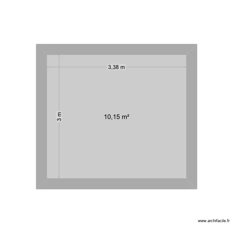 Celliet. Plan de 1 et 10 m² Celliet. Plan de 1 et 10 m²