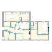 Salle de bain et cuisine