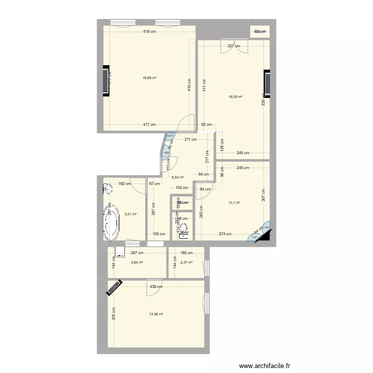 Heurteloup VBrut. Plan de Heurteloup VBrut. Plan de