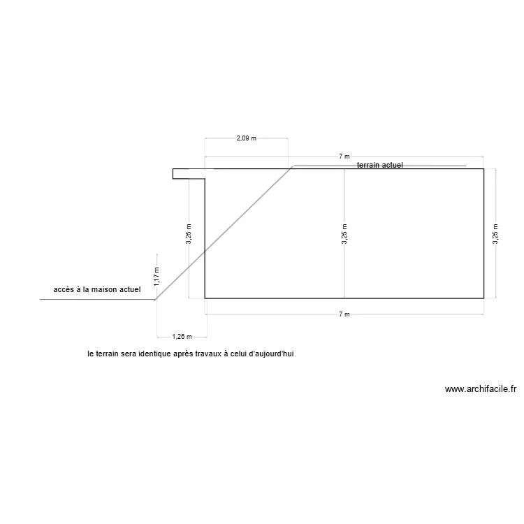 face nord-est v4. Plan de 