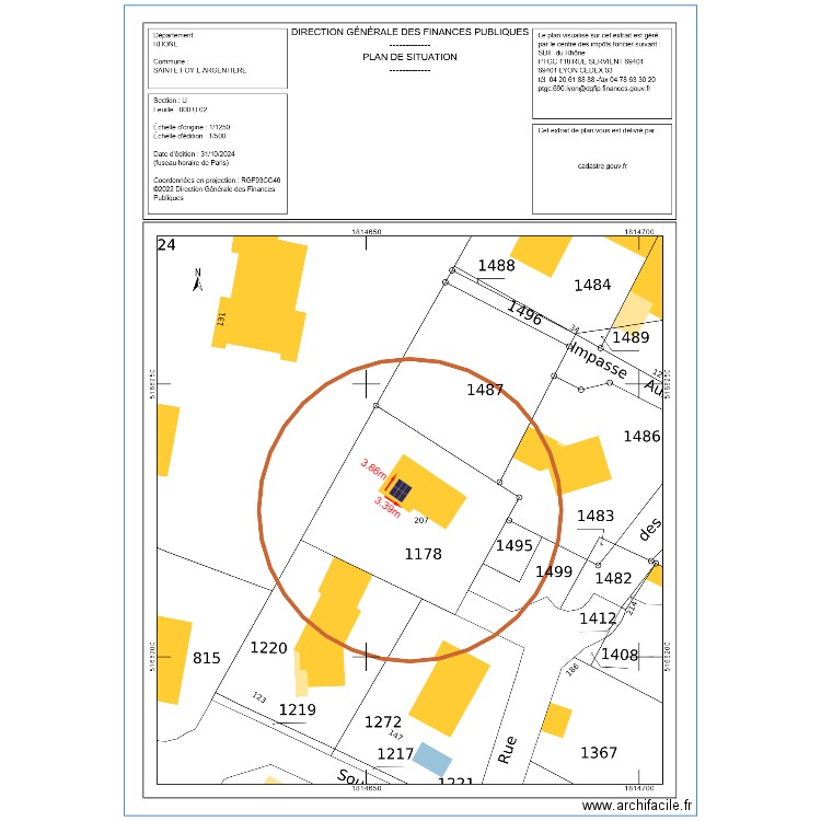 THOLLET. Plan de 0 pièce et 0 m2