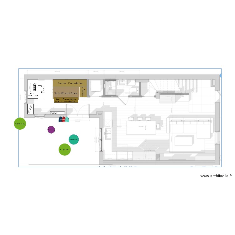 Maison RDC_porte patio côté. Plan de 0 pièce et 0 m2