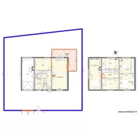 plan R+1 travaux&aménagement Jean Bart Leffrinck