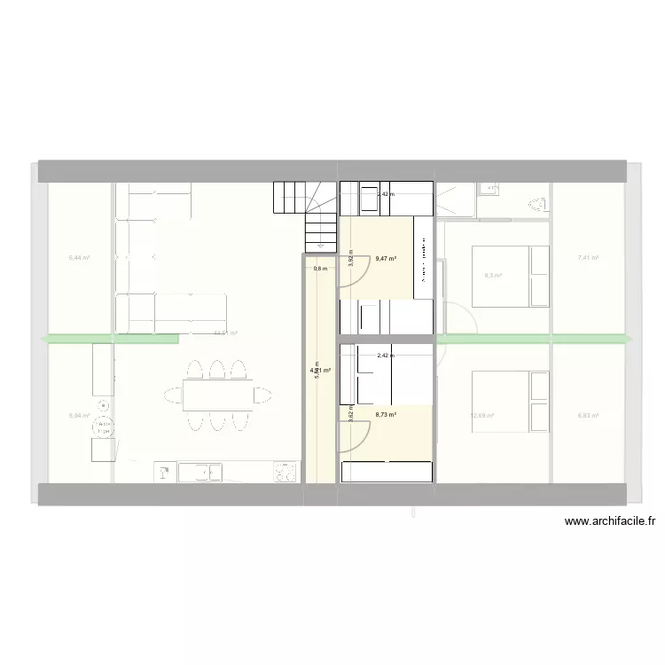 Beb. Plan de 33 et 327 m² Beb. Plan de 33 et 327 m²