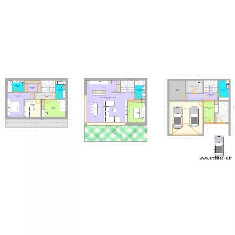 Villa GREG-G&eacute;G&eacute; 2025 V24. Plan de 19  et 289 m²