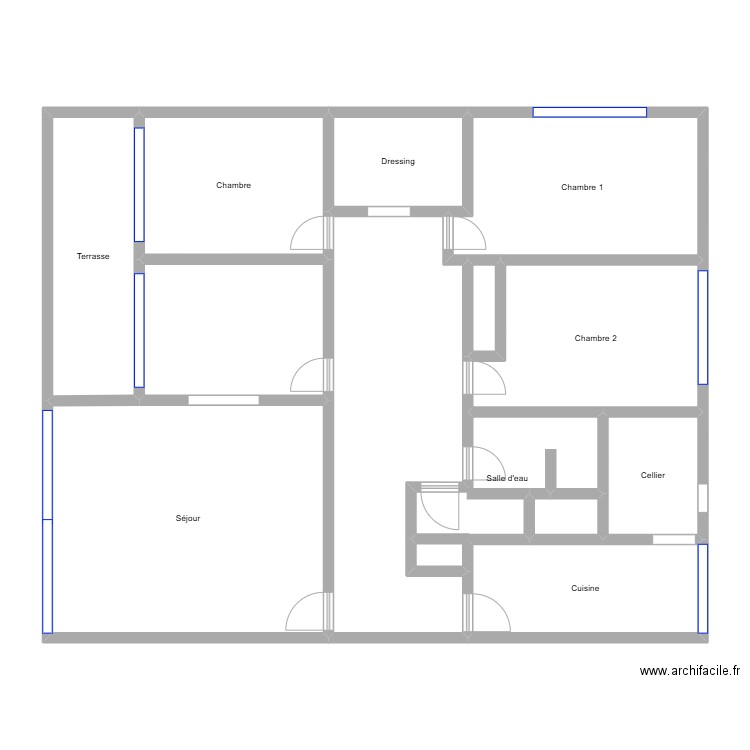 ST JULIEN. Plan de 13 pièces et 135 m2