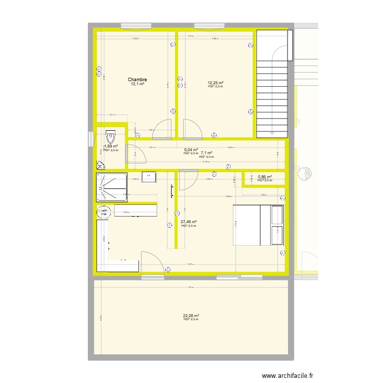 PLAN SERRIERE AMENAGEMENT 2. Plan de 15 pièces et 299 m2