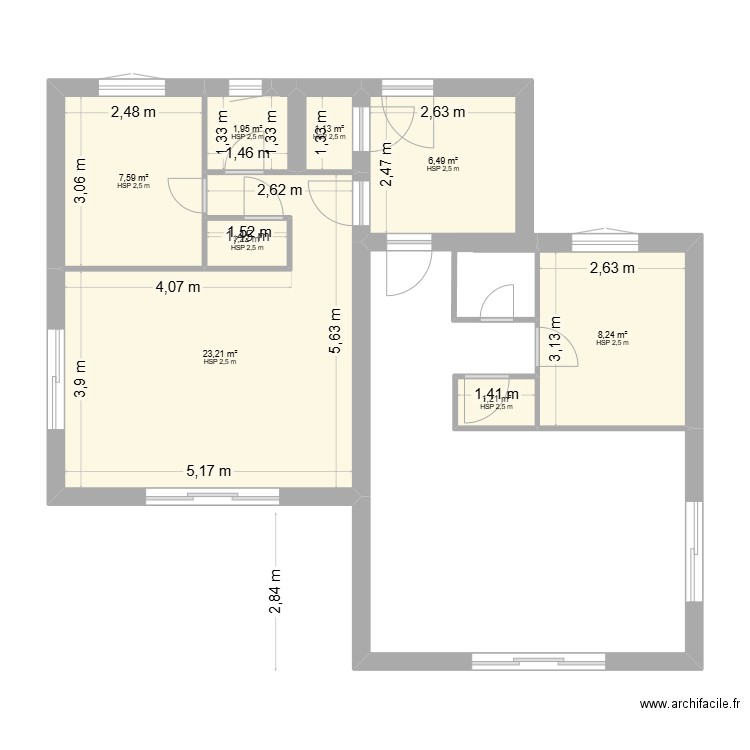 Maison Esquibien 2. Plan de 0 pièce et 0 m2