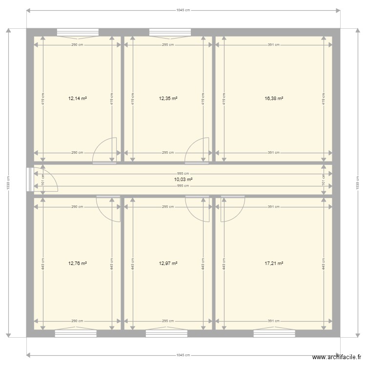 thierry. Plan de 7 pièces et 94 m2
