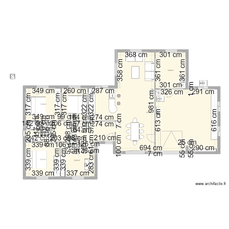 fauvettes. Plan de 0 pièce et 0 m2