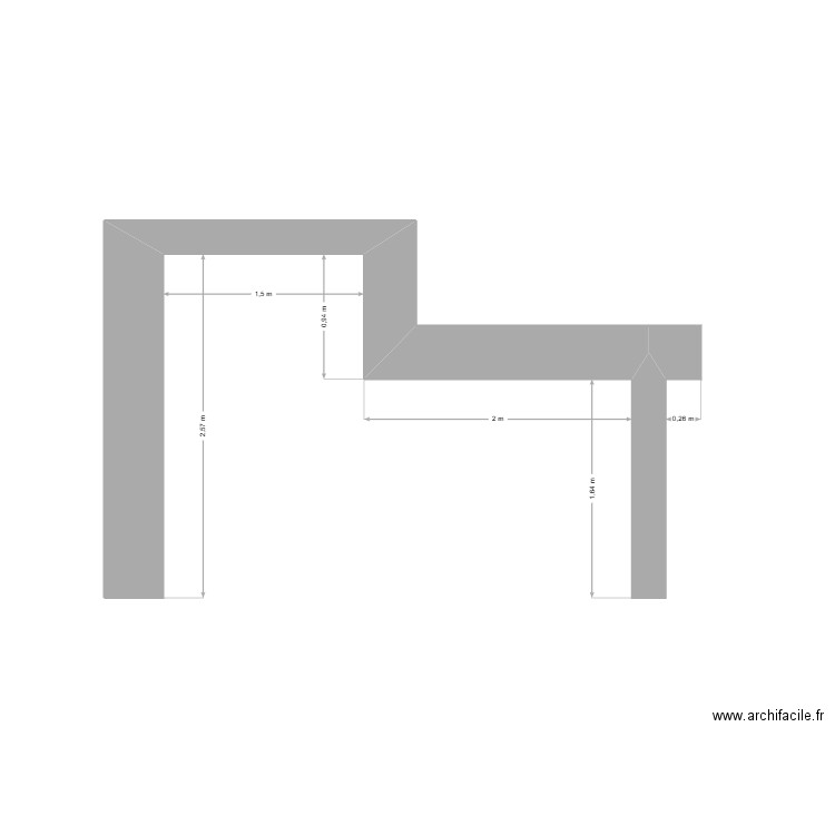 Cusine extension. Plan de 0 pièce et 0 m2