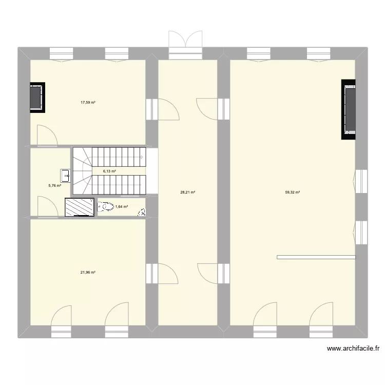 Maison David. Plan de 