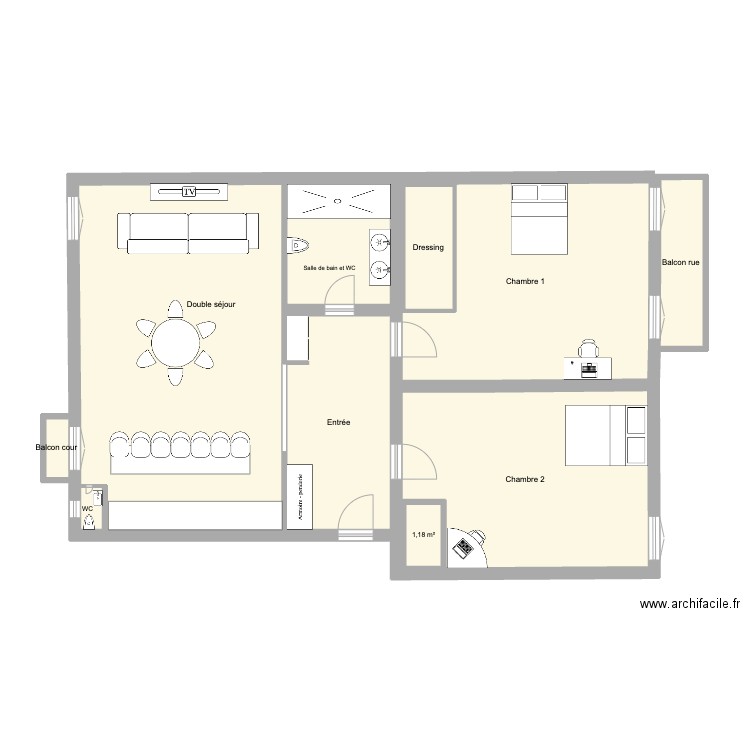 Plan Metz Sablon. Plan de 10 pièces et 112 m2