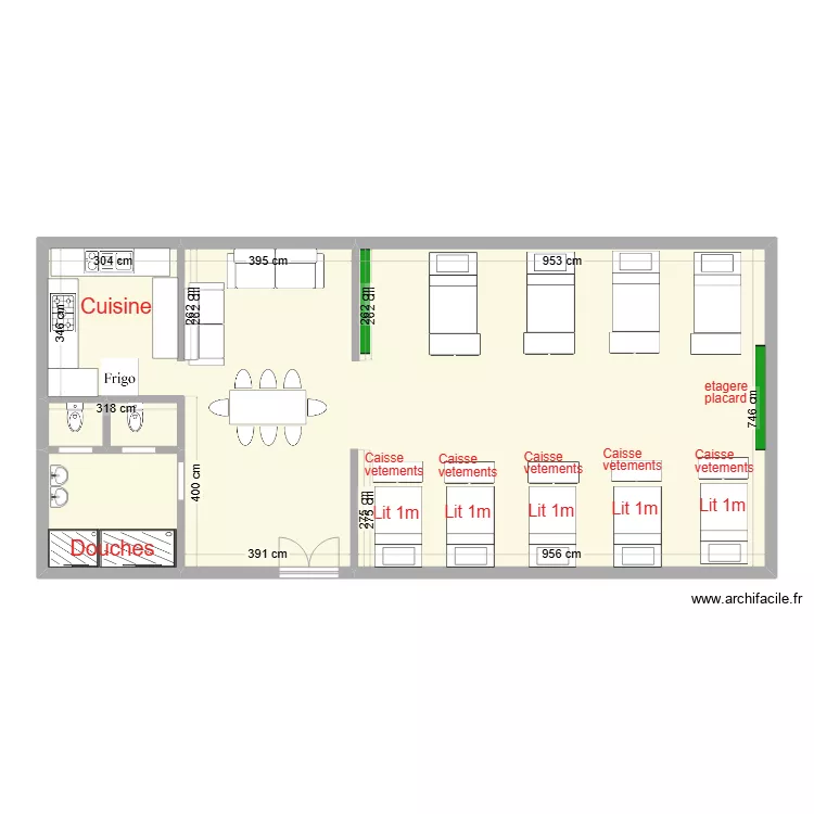 Atelier Jamal 2. Plan de 