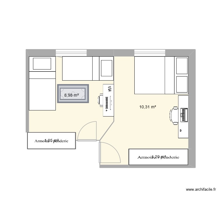 chambre enfant 2. Plan de 0 pièce et 0 m2
