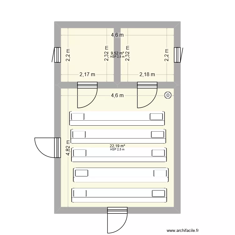 Triage KASIZI. Plan de 2 et 32 m² Triage KASIZI. Plan de 2 et 32 m²