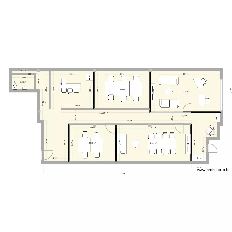 LA DURANNE BIS. Plan de 6 pièces et 143 m²