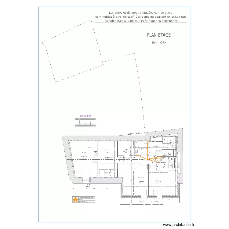 Moron Charnier R+1 VMC. Plan de Moron Charnier R+1 VMC. Plan de