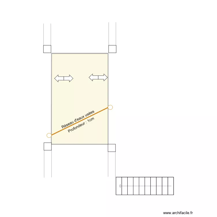 Maison balducci. Plan de 