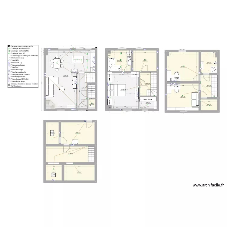 Notre Maison &agrave; renover. Plan de 