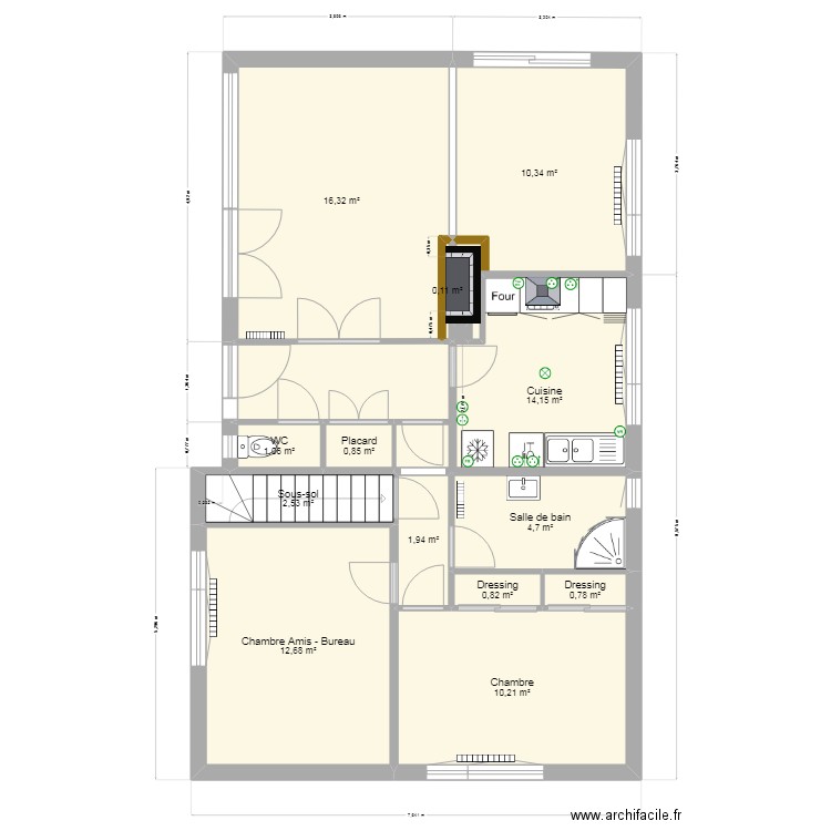 Maison du Tréport - Rénov'. Plan de 24 pièces et 236 m2