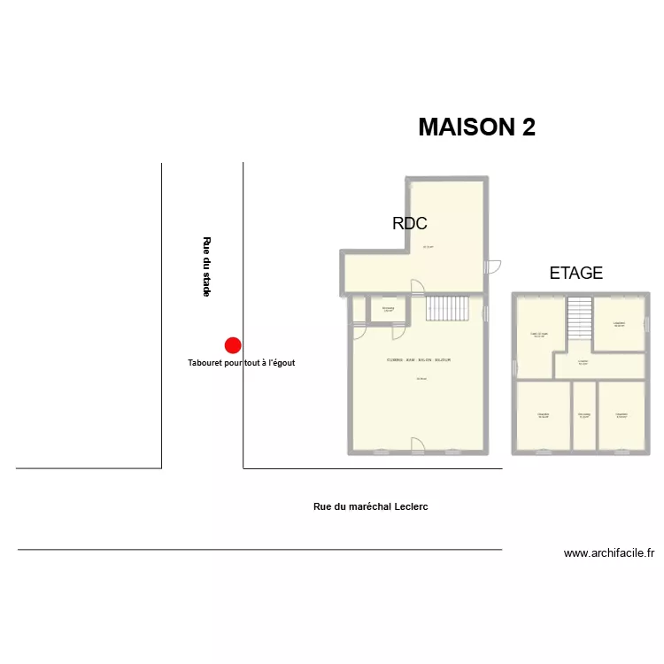 maison 1. Plan de 