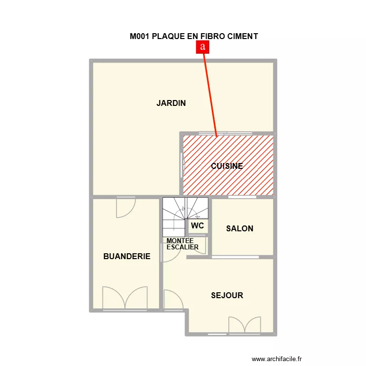 PLAN RDC ST GILLES AM. Plan de 