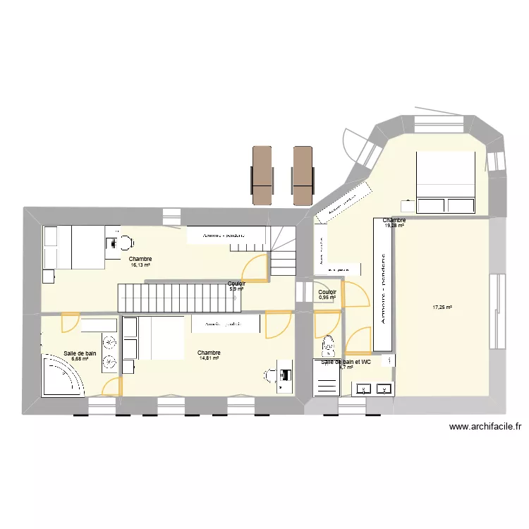 molompize etage. Plan de 8 et 86 m² molompize etage. Plan de 8 et 86 m²