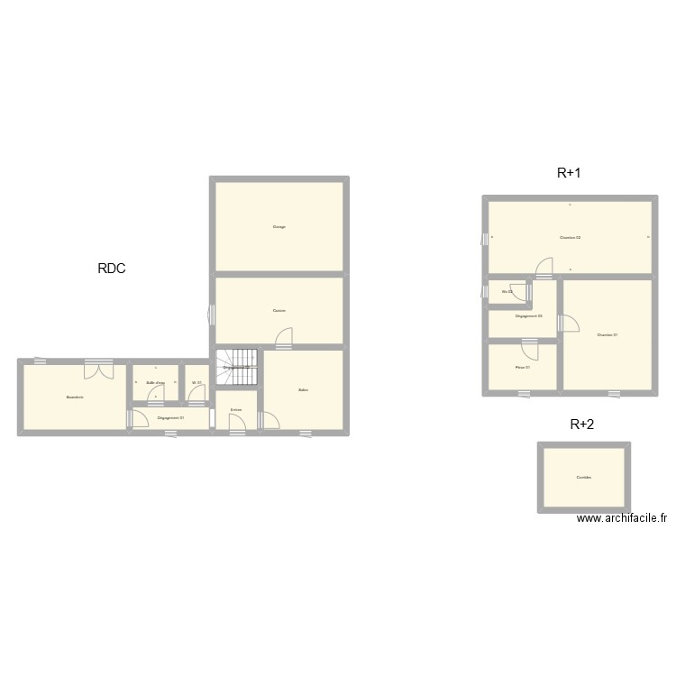 350602291. Plan de 15 pièces et 176 m2