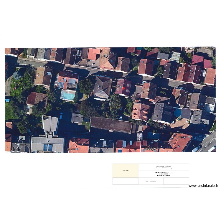 KIRUPANANTHAN Nadarajah Photo toiture EXISTANT. Plan de 0 pièce et 0 m2