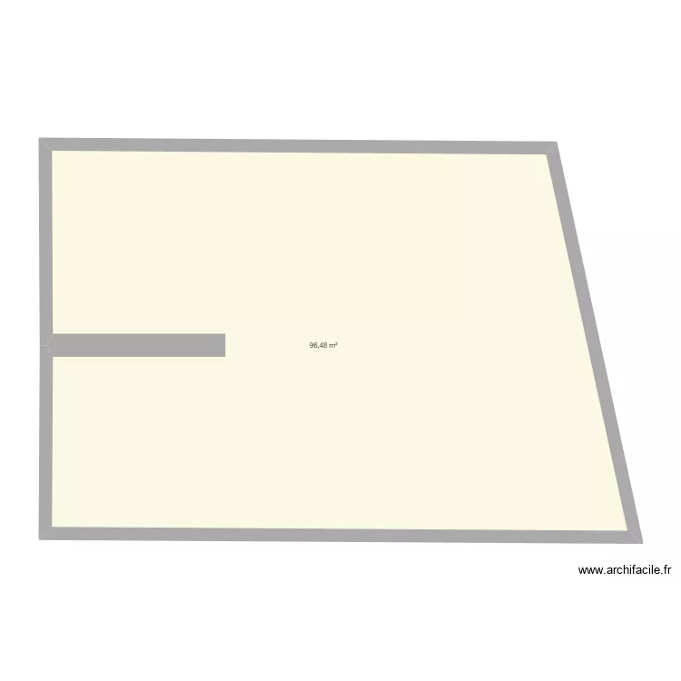 rdc Vincent rouill&eacute;. Plan de 