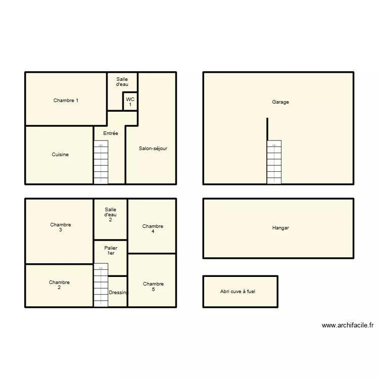 ERGUE GABERIC MALLARDE. Plan de 