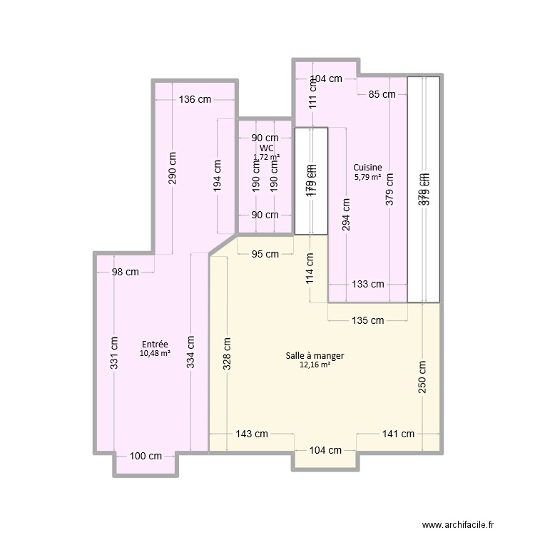 Prigent - Cuisine. Plan de 0 pièce et 0 m2