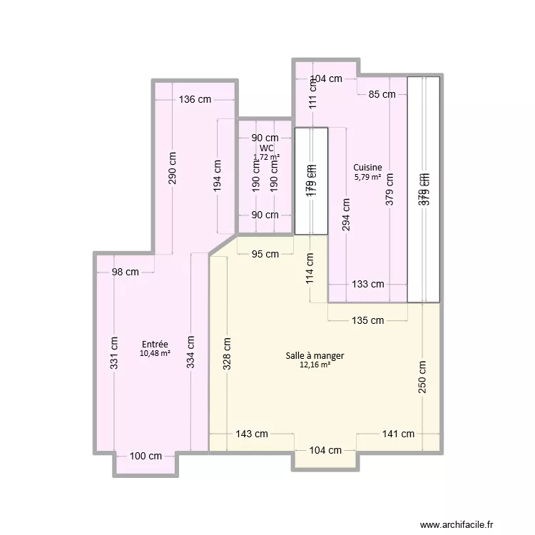 Prigent - Cuisine. Plan de 